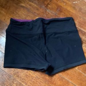 Short shorts, workout material